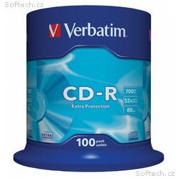 VERBATIM CD-R80 700MB, 52x, Extra Protection, 100p