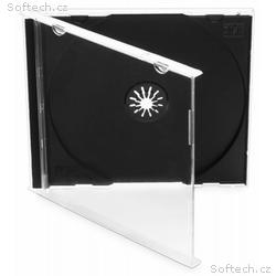 COVER IT box jewel + tray, plastový obal na CD, 10