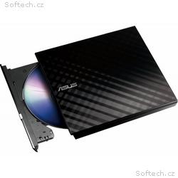 ASUS SDRW-08D2S-U LITE, BLACK, Externí slim, DVD-R