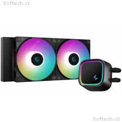 DEEPCOOL vodní chladič LE520, 2x120 mm fan, ARGB, 