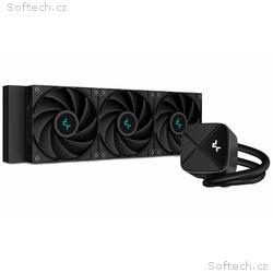 DEEPCOOL vodní chladič LS720S Zero Dark, 3x120 mm 