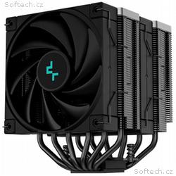 DEEPCOOL chladič AK620 Zero Dark, 2x120mm fan, 6x 