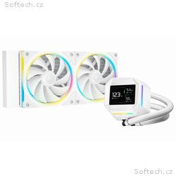 DEEPCOOL Vodní chladič LM240 WH, ARGB, 2x 120mm, A
