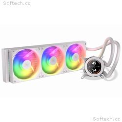Krux vodní chladič CPU HydroGlance 360 ARGB LCD Wh