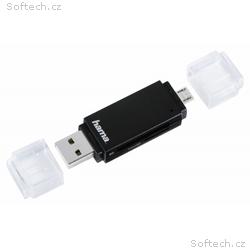 HAMA čtečka paměťových karet Basic USB 2.0, micro 