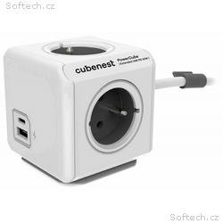 Cubenest Powercube Extended USB PD 20W, A+C, 4× zá