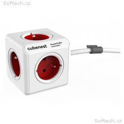 Cubenest Powercube Extended, 5× zásuvka, 1,5 m, bí