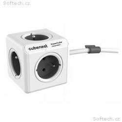 Cubenest Powercube Extended, 5× zásuvka, 1,5 m, bí