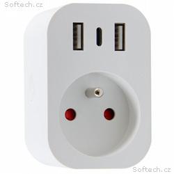 IMMAX NEO SMART chytrá vnitřní zásuvka s kolíkem (