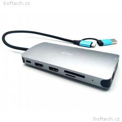 i-tec dokovací stanice USB 3.0, USB-C, TB, USB-C 3
