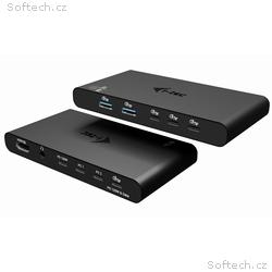i-tec KVM dokovací stanice pro dva hostitele, 4K H
