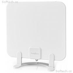 NEDIS aktivní pokojová DVB-T, T2 anténa, FM, UHF, 