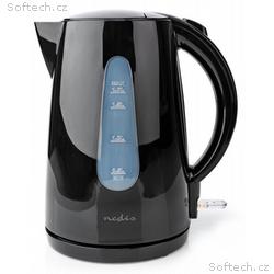 NEDIS rychlovarná konvice KAWK130EBK, objem 1,7 l,