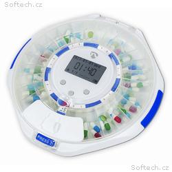 NEDIS Wi-Fi chytrý dávkovač pilulek, 28 přihrádek,