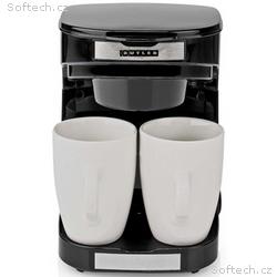 NEDIS Butler kávovar, na dva šálky, kapacita 0,25 