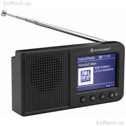 Soundmaster DAB175SW rádio, DAB+, FM, LCD, Budík, 