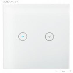 NEDIS Wi-Fi chytrý spínač osvětlení, dvojitý, Andr