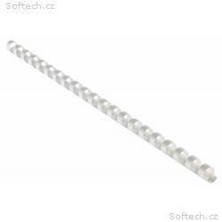 EUROSUPPLIES plastové hřbety, formát A4, 51mm, bíl