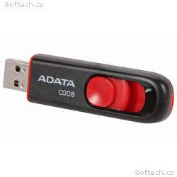 ADATA FlashDrive C008 16GB, USB 2.0, černo-červená