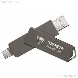 Patriot VIPER PVP30, 2TB, SSD, Externí, Černá, 3R