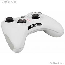 MSI gamepad FORCE GC20 V2 WHITE, drátový, OTG, USB