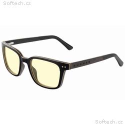 GUNNAR kancelářske, herní brýle MUIR EBONY * jantá