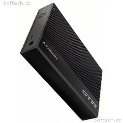 AXAGON hliníkový box s žebrováním pro 3,5" SATA SS