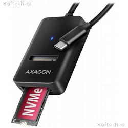 AXAGON USB-C adaptér pro připojení M.2 NVMe SSD, A