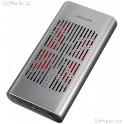 AXAGON EEM2-20GD, USB-C 20Gbps externí box pro dva