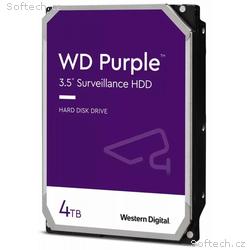 WD PURPLE 4TB, WD43PURZ, SATA III, Interní 3,5", 2