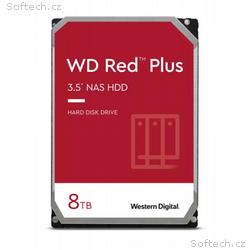 WD RED PLUS 8TB, WD80EFPX, SATA 6Gb, s, Interní 3,