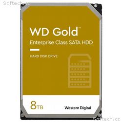 WD Gold, 8TB, HDD, 3.5", SATA, 7200 RPM, 5R
