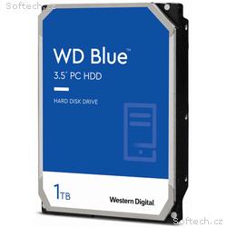 WD BLUE 1TB, WD10EZEX, SATA 6Gb, s, Interní 3,5", 