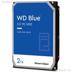 WD BLUE 2TB, WD20EZBX, SATA 6Gb, s, Interní 3,5", 
