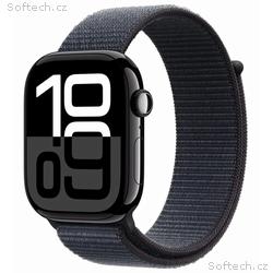 Apple Watch S10, 46mm, Jet Black, Sport Band, Ink