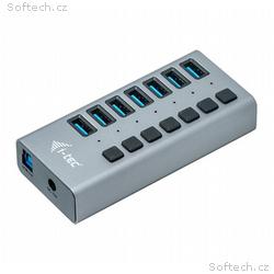 i-tec USB 3.0 nabíjecí HUB 7 Port + napájecí adapt