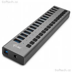 i-tec USB 3.0 nabíjecí HUB 16 Port + napájecí adap