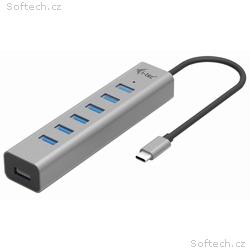 i-tec USB-C nabíjecí HUB Metal, 7 portů, USB-A 3.2