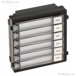 Hikvision DS-KD-KK - Modul interkomu se 6 tlačítky