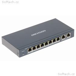 Hikvision DS-3E1310HP-EI - Smart switch 8x 100Mbps