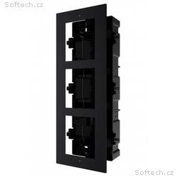 Hikvision DS-KD-ACF3, Black BV - 3-rámeček interko
