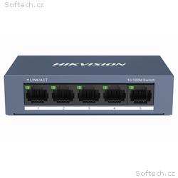 Hikvision DS-3E0105-O - Switch 5x 10, 100Mbit, bez