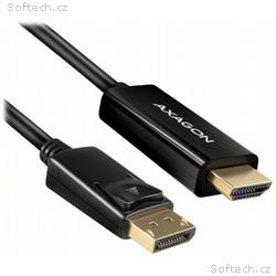 AXAGON adaptér z DisplayPort na HDMI verze 1.4, RV