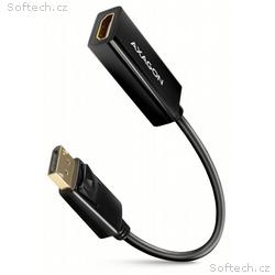 AXAGON adaptér z DisplayPort na HDMI verze 1.4, RV