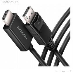 AXAGON adaptér DP na HDMI, RVD-HI20C2, 4K, 60Hz, H