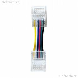 IMMAX konektor CLICK 12mm s kabelem 2,5cm, RGB+CCT