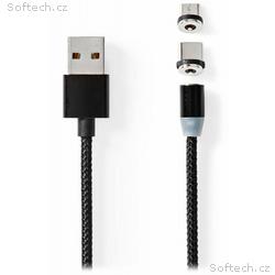 NEDIS USB 2.0 kabel, USB-A Zástrčka - USB micro-B 