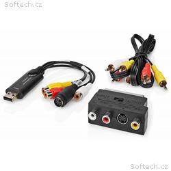 NEDIS video převodník, USB 2.0, 480p, A, V kabel, 