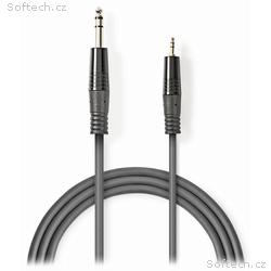 NEDIS stereo audio kabel, 6,35 mm zástrčka - 3,5 m