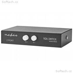 NEDIS VGA přepínač, 2x VGA vstup, 1x VGA výstup, r